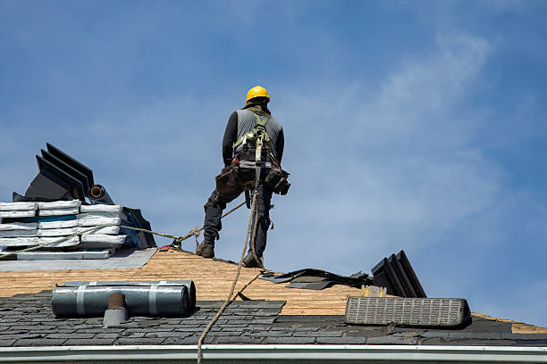 Professional Gutter Installation technician working in Fruitland, IA